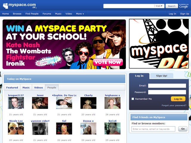 Mypace hoping to bolster their already massive presence on the web
